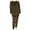 adaptive back snap velour set-brown