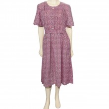 adaptive back snap dress with placket-front view