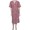 adaptive back snap housecoat duster-front view