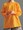 Orange Back Snap Long Sleeve Tee