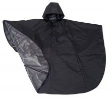 Wheelchair poncho with easy to wash fabric