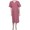 adaptive back snap housecoat duster-front view