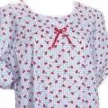 Shoulder Wrap Cotton Nightgown