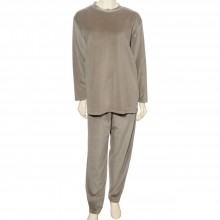 adaptive back snap velour set