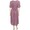 adaptive back snap dress with placket-back view