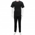 Men's Back Snap Knit Pant Set