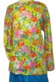 Back Snap Knit Printed Pant Set-Long Sleeve