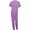 womens short sleeve pant set-back