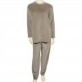 adaptive back snap velour set