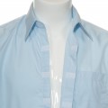 Mens Front Velcro Dress Shirt-Short Sleeve